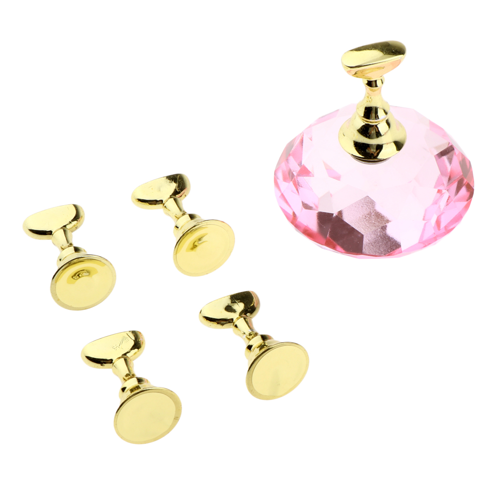 5 Pieces Nail Tips Holder Stand With Dreamy Style Nail Art Display Rack Stylish