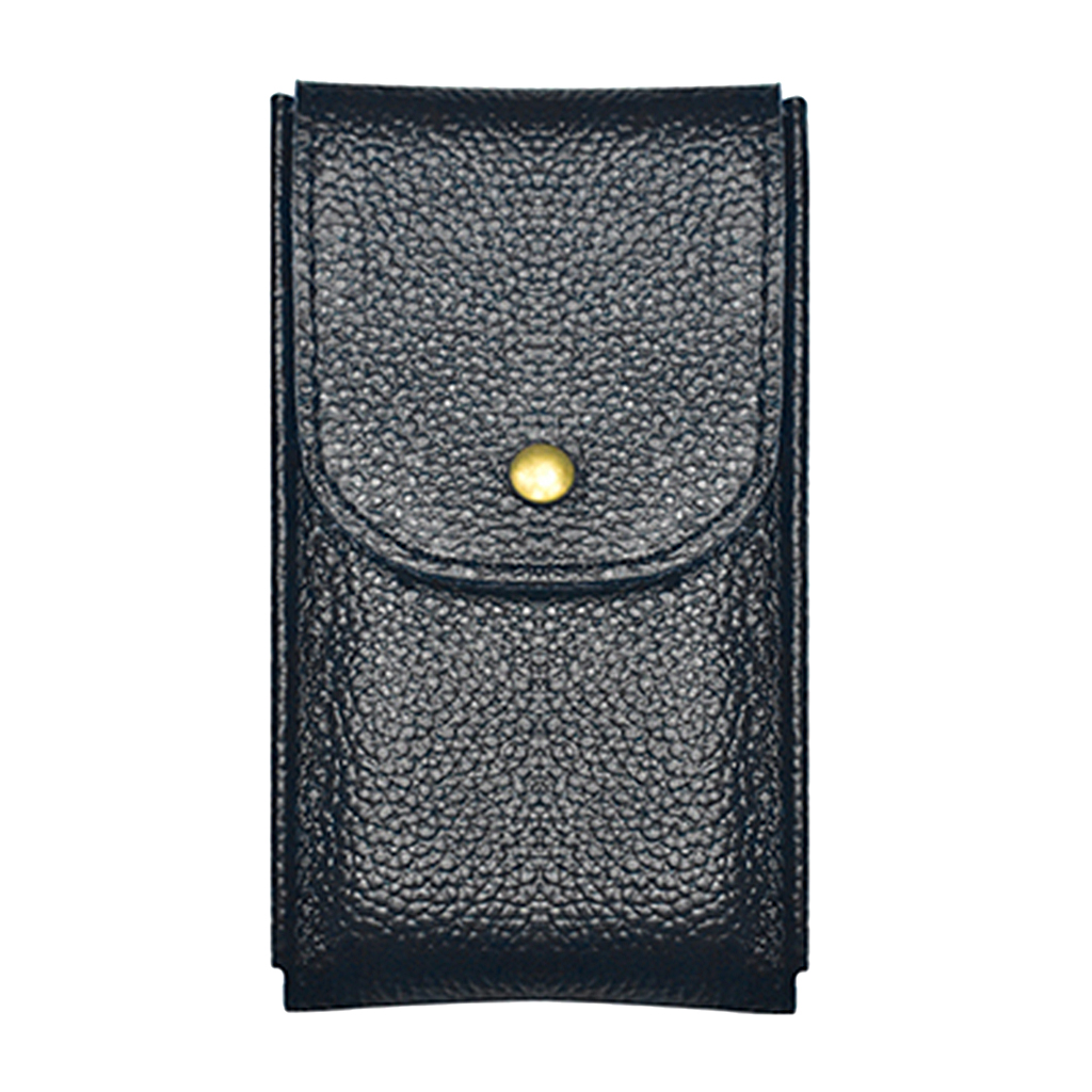 PU Leather Watch Pouch Pocket Watch Storage Case with Snap Button