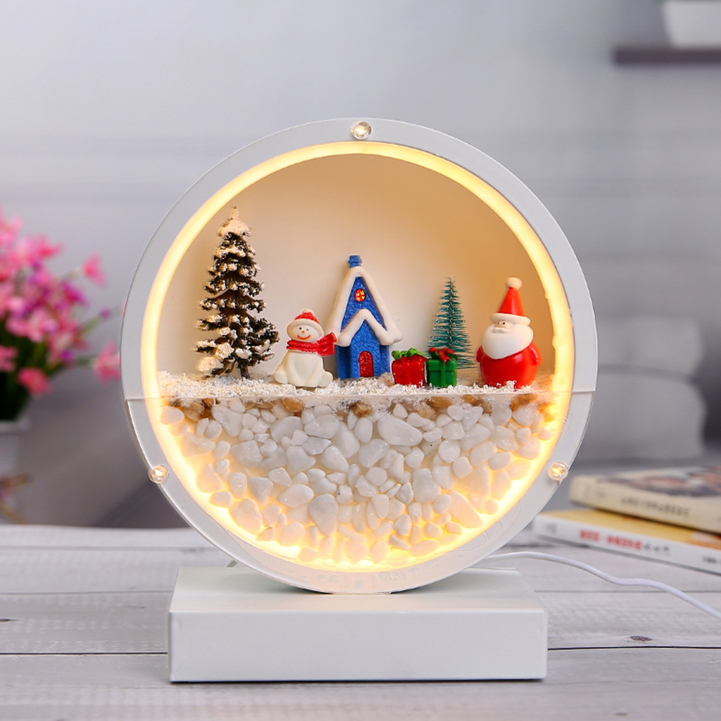 Candeeiro de Mesa Atmosfera Romântica Quarto Luzes Eterna Flor Casa Casamento Aniversário Ornamentos 6 Luzes noturnas