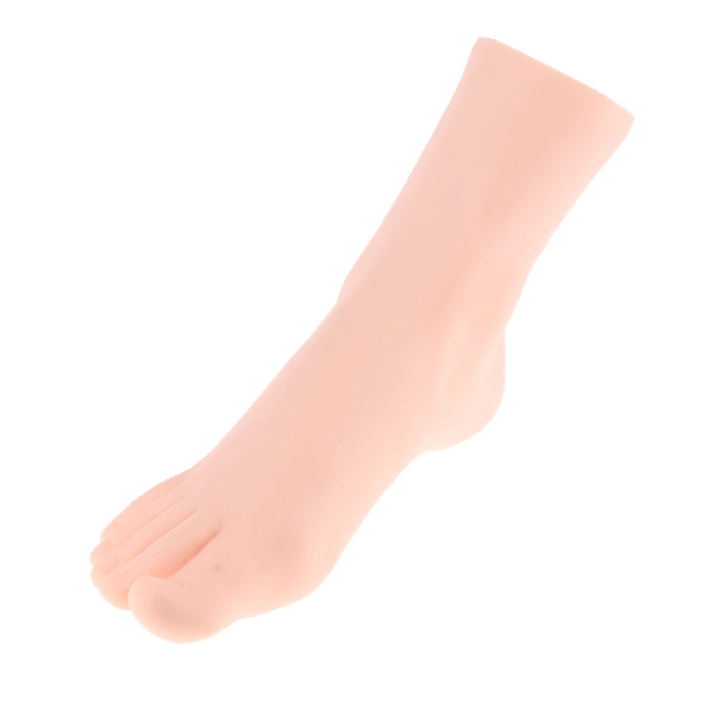 1Pc Female Mannequin Foot Model Nail Art Manicure Training Practice Socks Anklets Shoes Toe Jewelry Display Stand