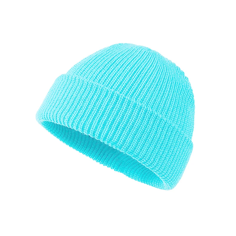 24 Colors Unisex Knitted Hats Cap Women Solid Winter Warm Beanie Retro Brimless Baggy Melon Caps for Men Skullcap Street Bonnet timberland skully