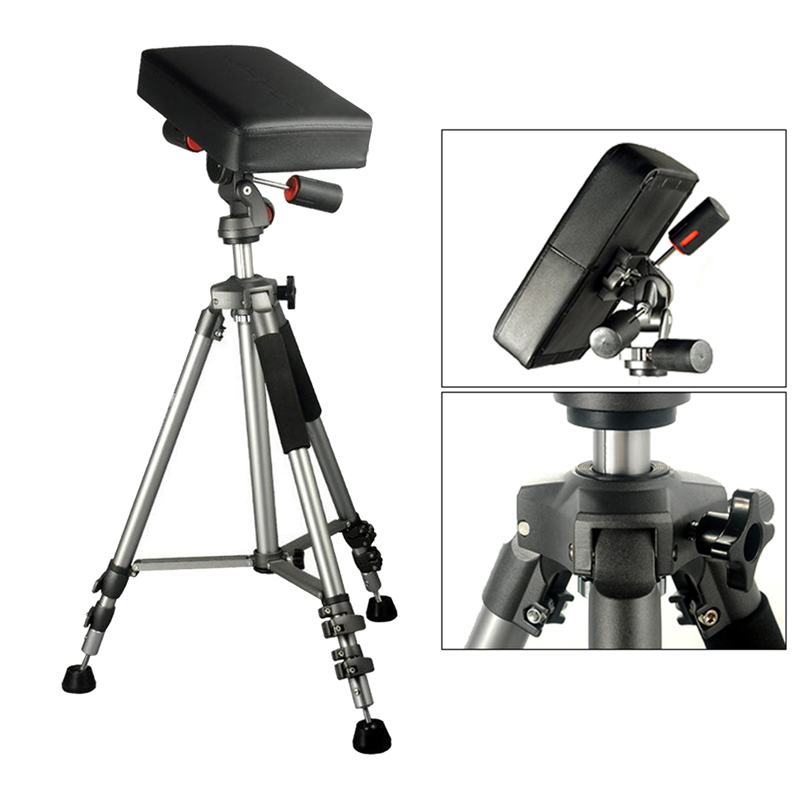 Tattoo Armrest, Foldable Sponge Pad Arm Leg Rest Stand Tripod with Adjustable Height for Salon or Personal Artist