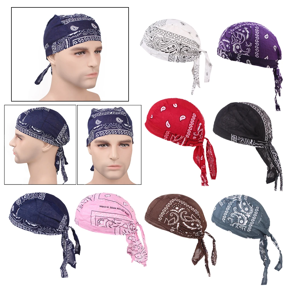 Men Women Turban Headwear Summer Hat Chemo Headwear Muslim Headscarf