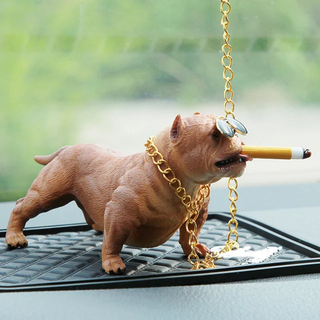 Neue Bully Pitbull Hund Auto Innen Dekoration Dashboard Ornament Fashion  Lustige Nette Hause Dekoration Auto Zubehör Keine Basis Heißer - AliExpress