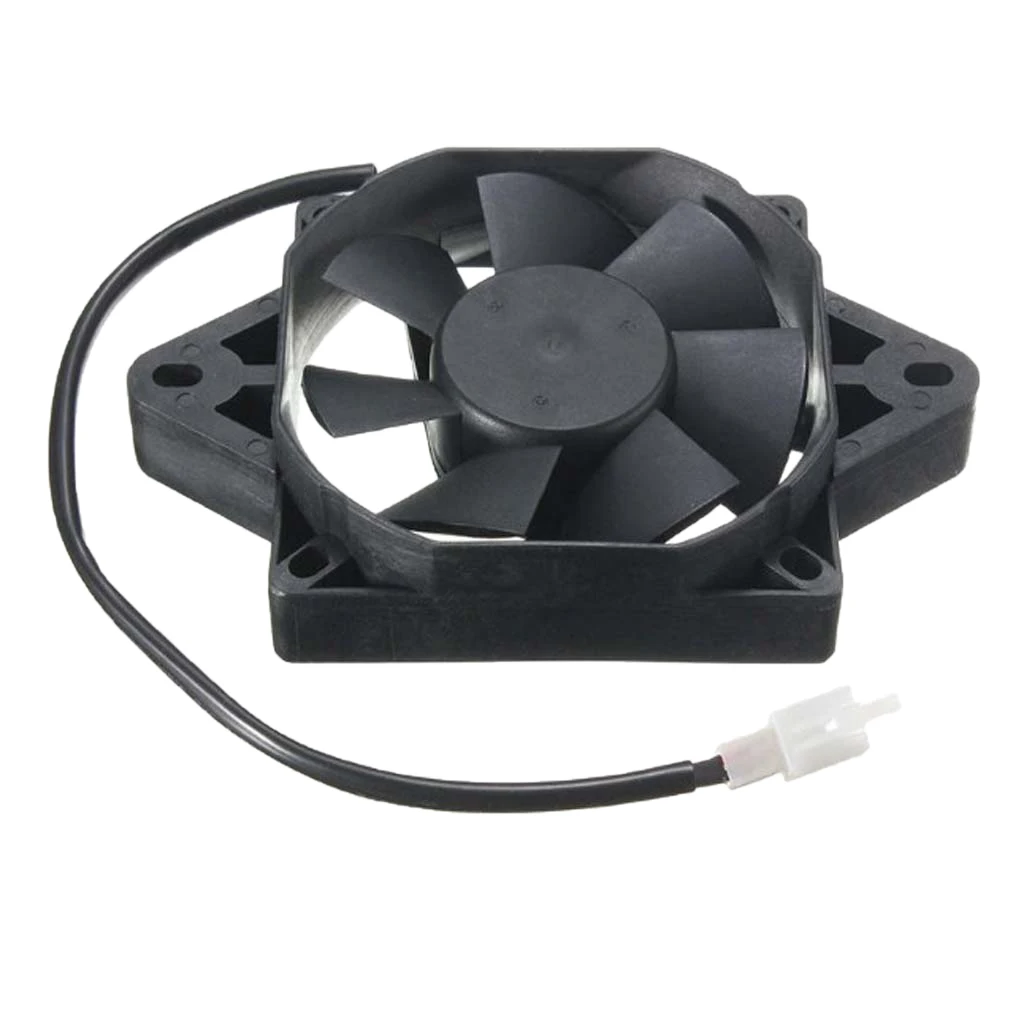 Universal Dirt Bike Motorcycle 12V Oil Cooler Electric Radiator Cooling Fan