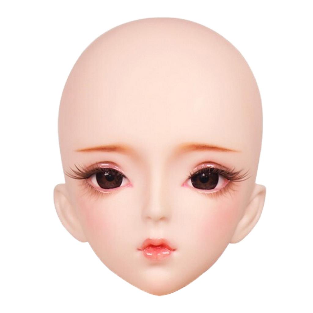 60cm BJD Doll Head DIY Customized Replacements Making Body Practice Supplies