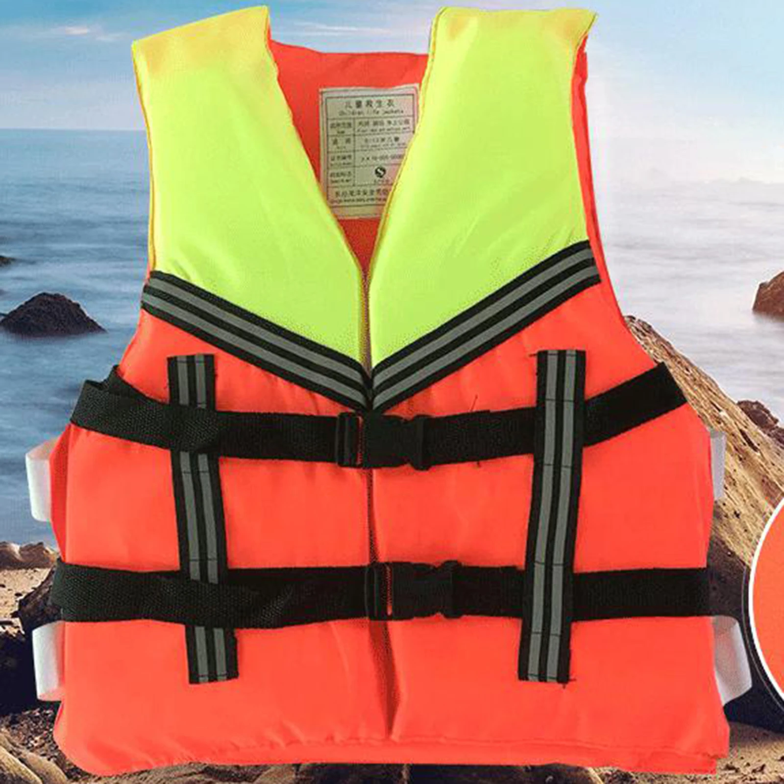 Unisex Float Jacket Kids Swim Vest Life Jacket Boating Children Swimsuit