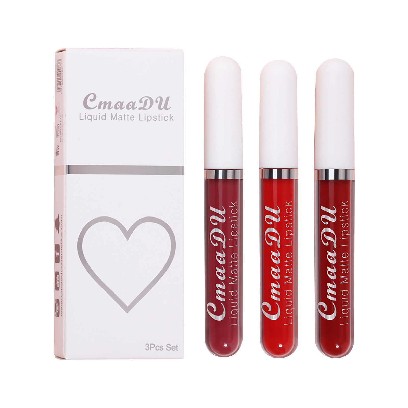 Lip Gloss Langmanni Lipstick 7.5ml 3 Box Set Waterproof Long Lasting ...