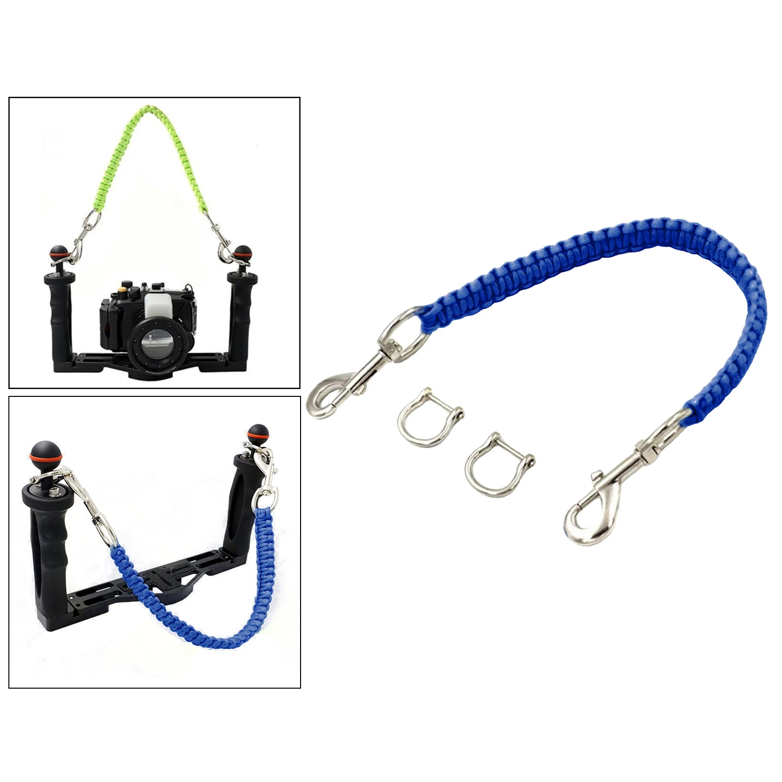 Diving Camera Handle Rope Lanyard Strap Carrier for Tray Bracket Camera 