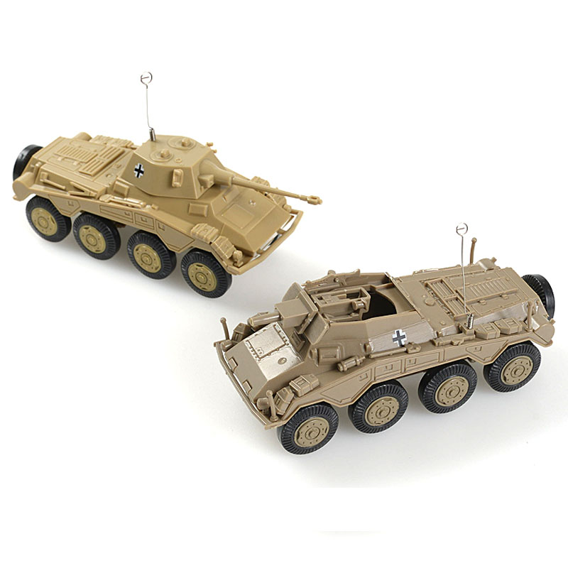 1/72 wwii Deutsch Puma Rad gepanzertes Fahrzeug Scout Auto 4d montieren Modell Militär Kit Wagen Spielzeug – Detail 1