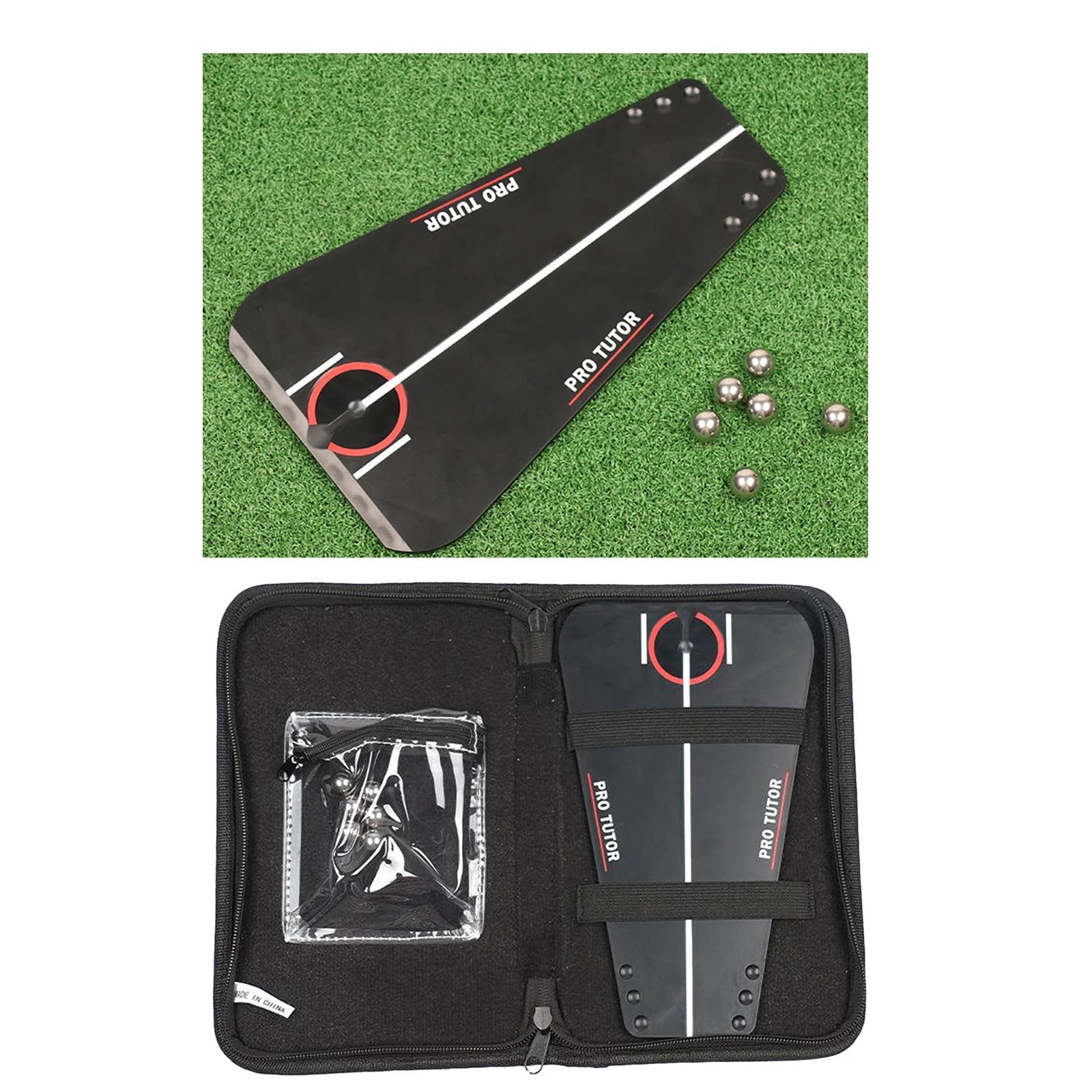 Portable Golf Putting Training Aid Alignment Swing Trainer Golf Swing Straight Practice Eye Line Golf Accessories