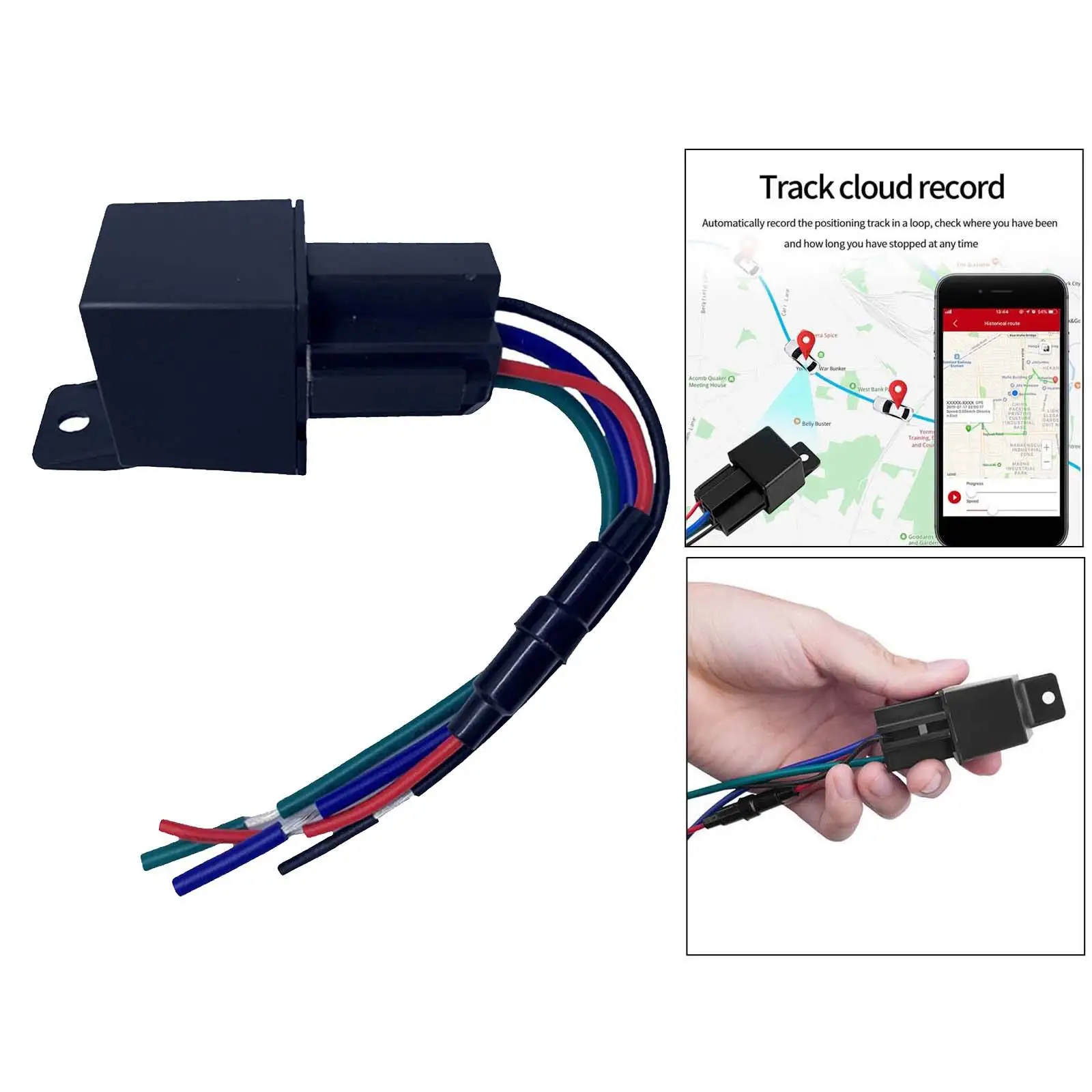 Relay GPS Tracker Car Remote Control Anti-theft Shock Overspeed Alarm Cut Oil GPS Vehicle GPS Car Tracker
