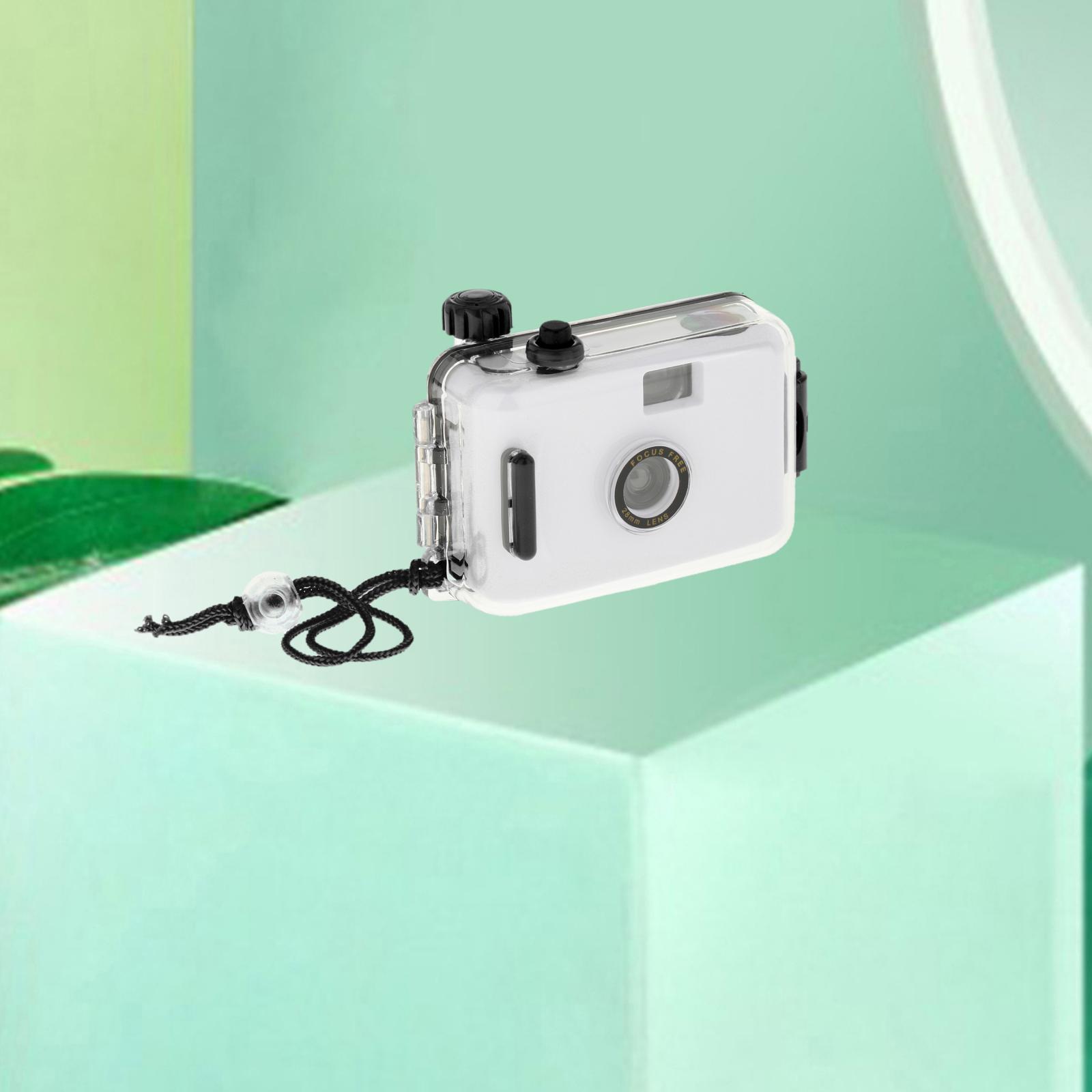 PP Portable Underwater Waterproof Mini Camera Film Camera 35mm Film Accessories Parts for Photography Travel Holiday Activities