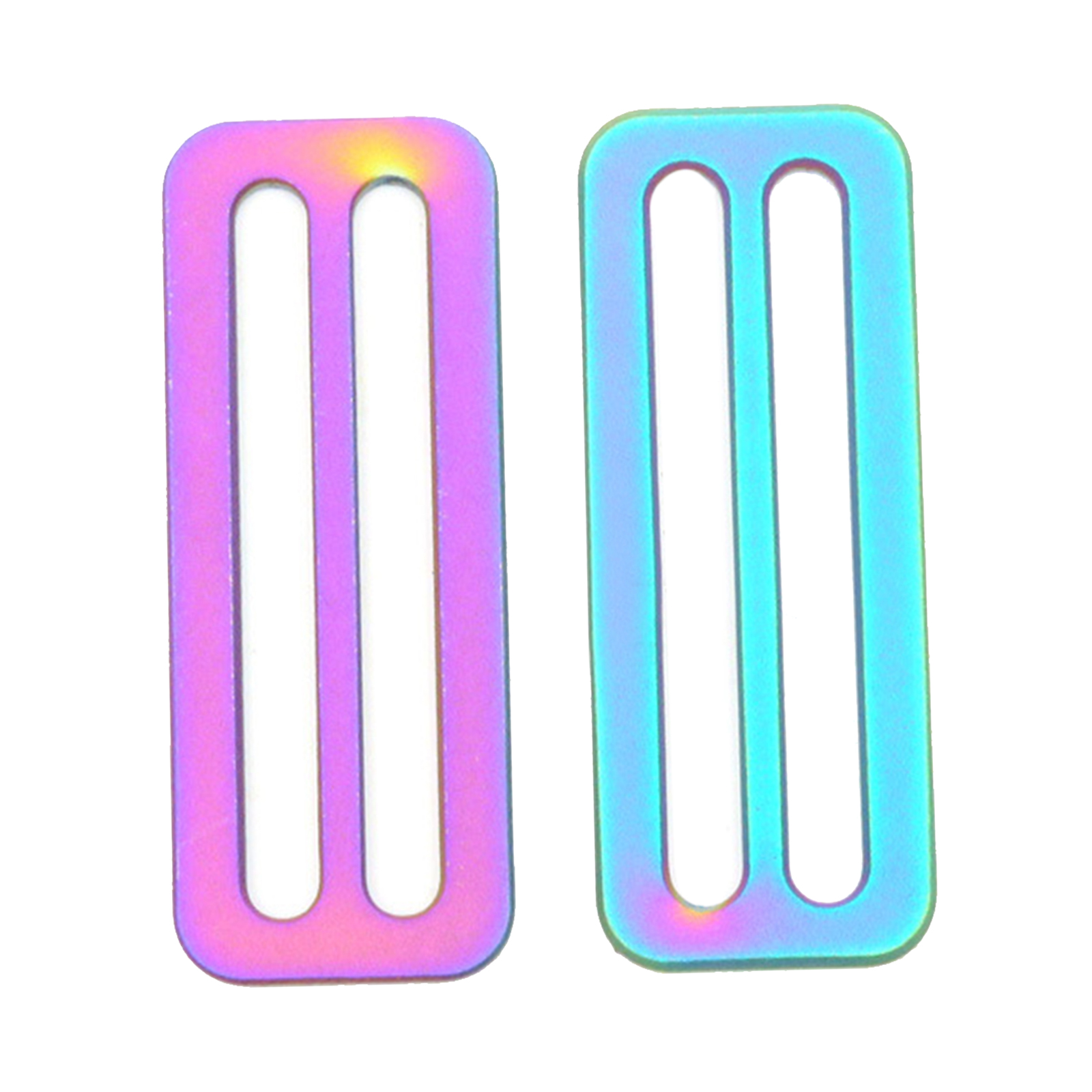 Premium Titanium Alloy 5cm Webbing Weight Belt Keeper Retainer With D Ring and Slider Buckle For Scuba Diving Snorkeling