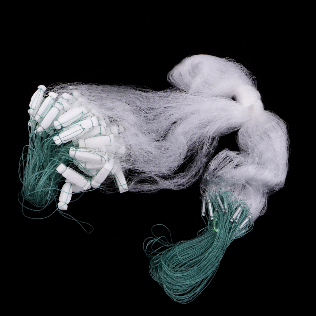 Big Fishing Hand Cast Fish Gill Net Easy Throw - Saltwater Freshwater Net