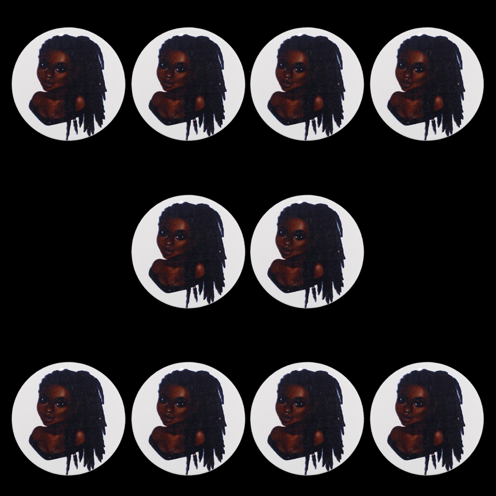 10 Pieces Natural Wood Round Tag Pendant Jewelry Pendant For Lady