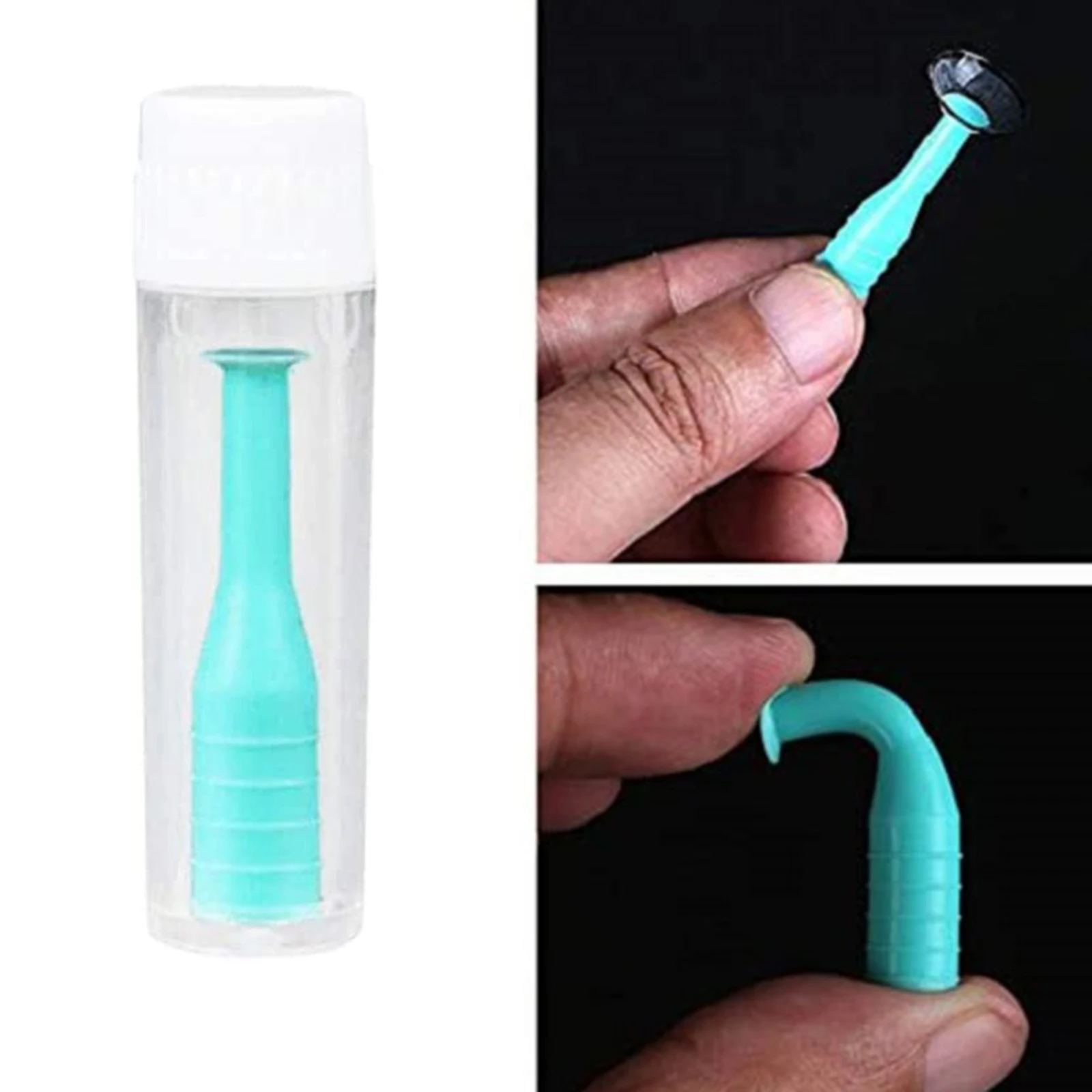 Hard Contact Lens Remover Insertion Tool Plunger Extractor Device for Soft Hard Lenses