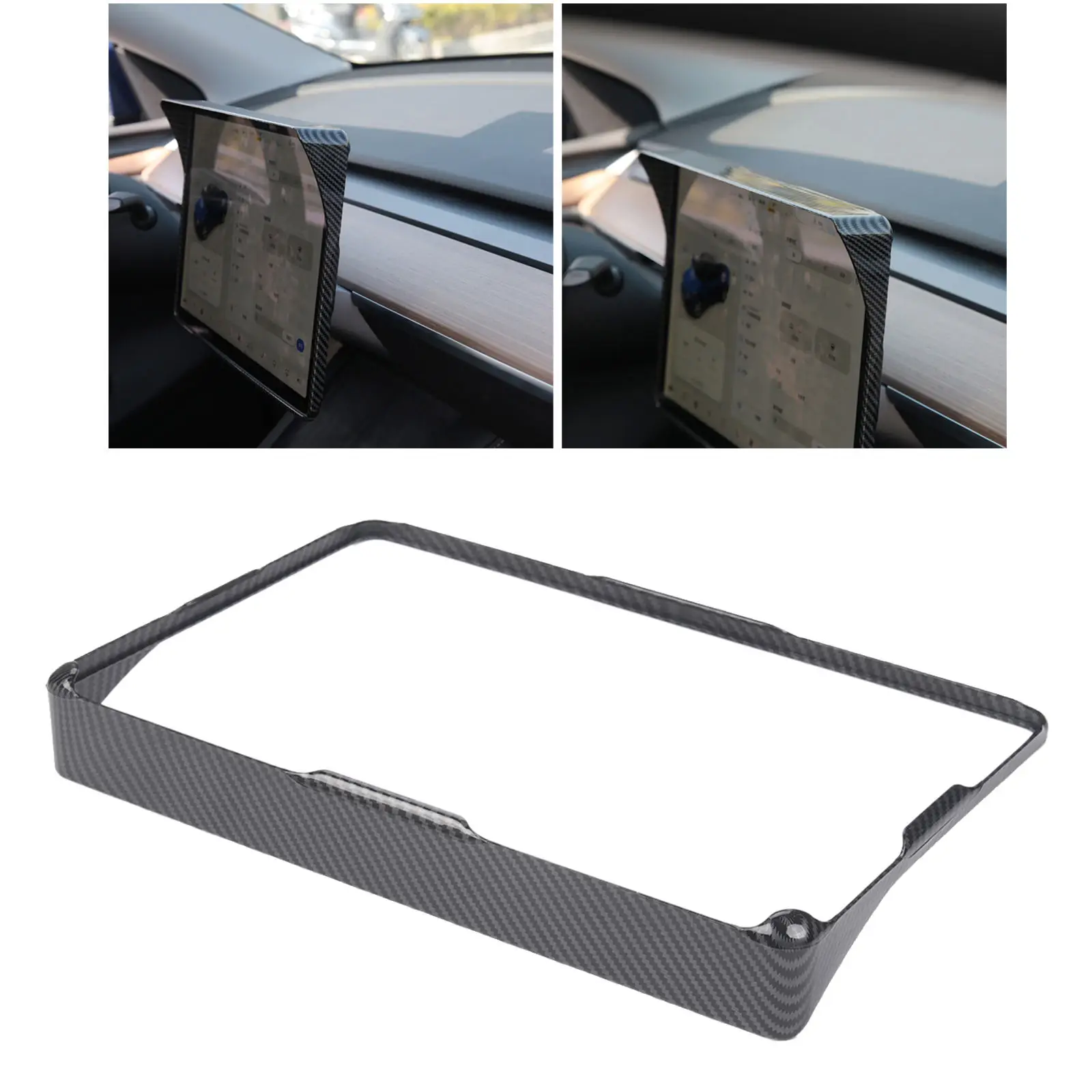 Plastic Durable Interior Screen Protection Protector Sunshade Anti- Car Modification for Tesla Model 3 Y 2021 Touchscreen