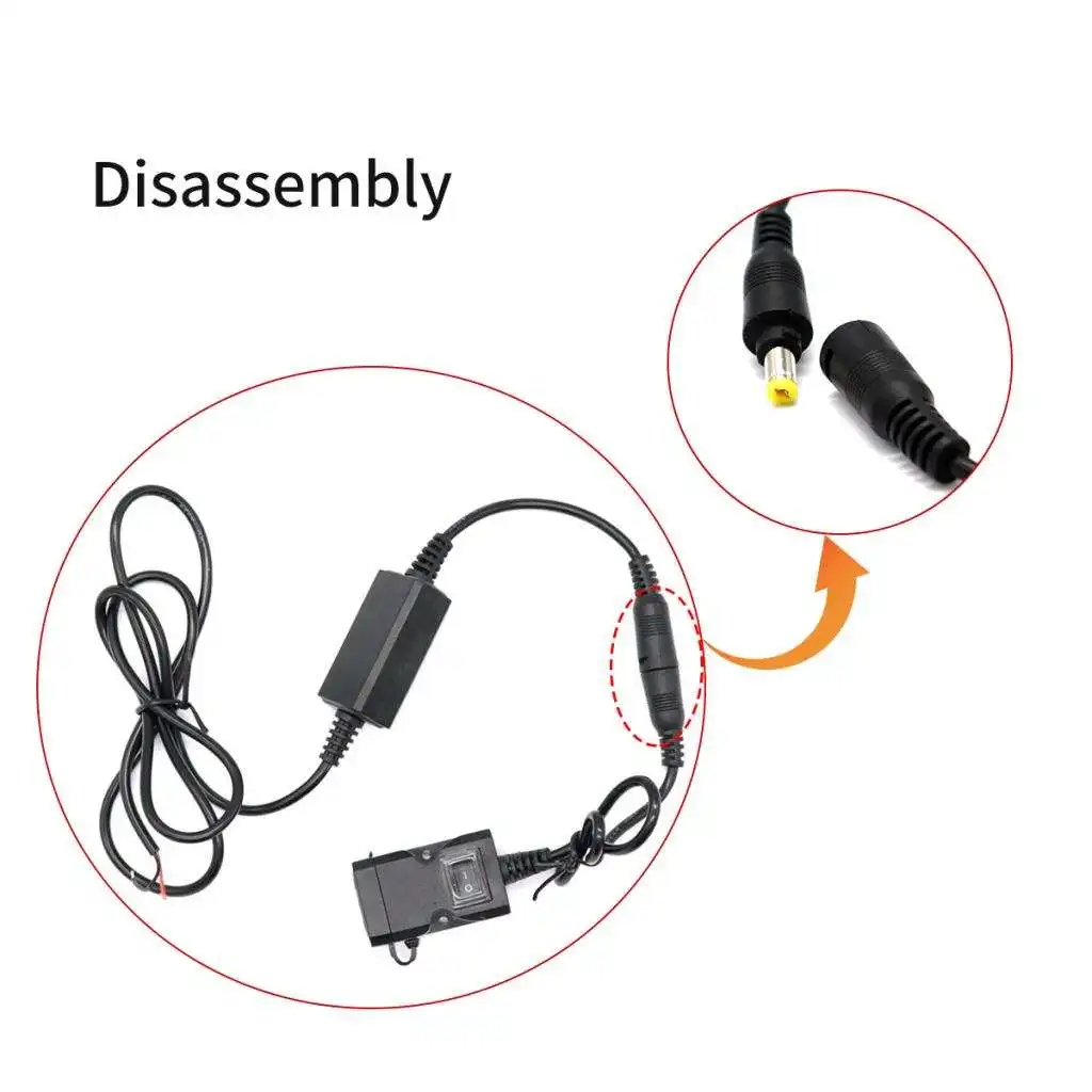 Motorcycle Handlebar 5V 3.1A Dual USB Phone Charger Socket Switch Waterproof