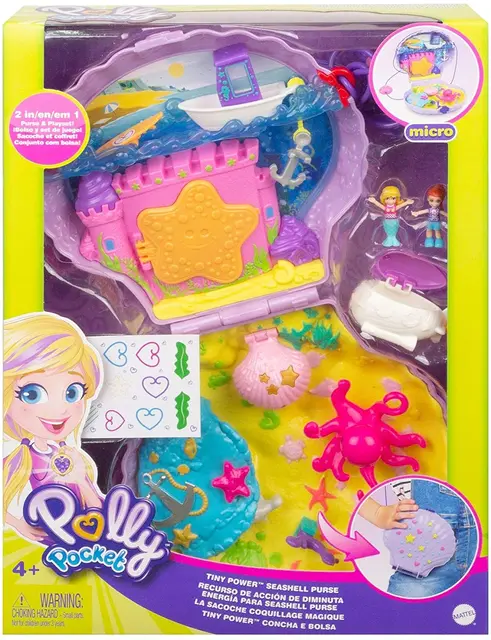Original Polly Pocket Keepsake Collection Toys Sets Party Girl Surprise  Dolls Childrens Toy Kawaii Anime Action Figure House Set