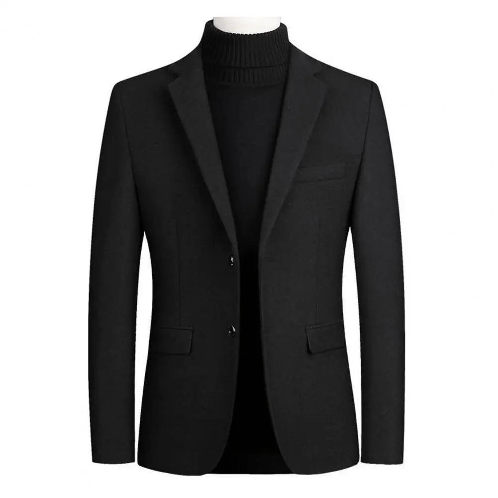 homens sólido negócios casual casacos e jaquetas 2021