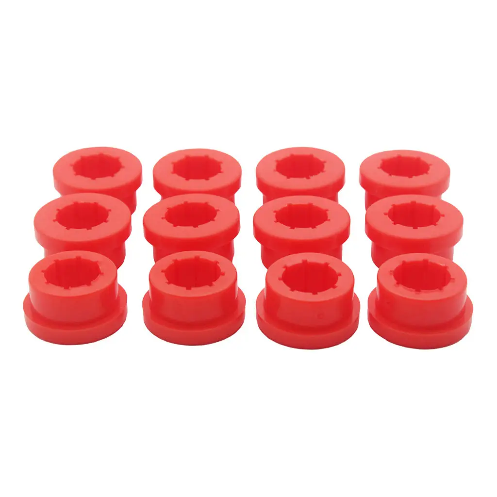 12 Pieces Red Rear Lower  Control Camber Arm Kit, Red