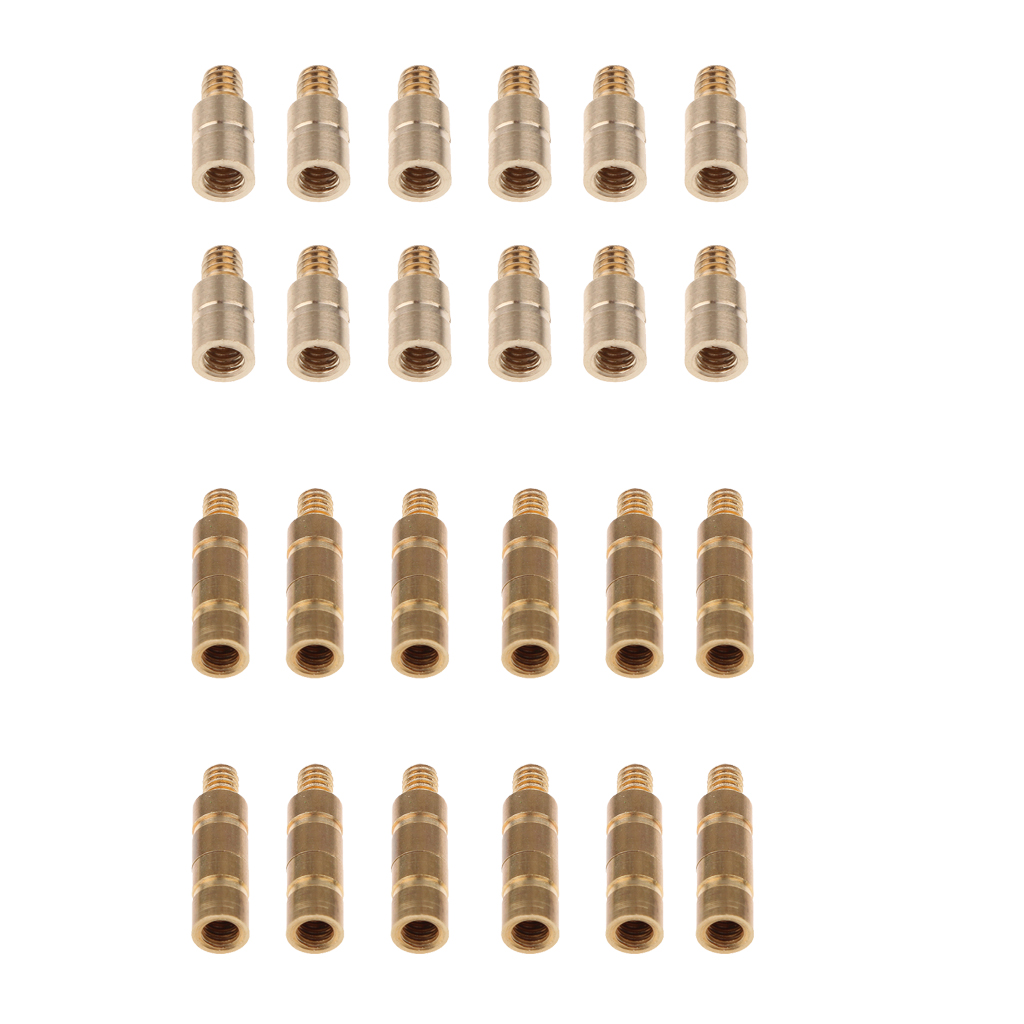 12pcs Archery Arrow Weight Screw, Arrow Copper Weight Balance Point Inserts for Archery Compound Bow Shooting
