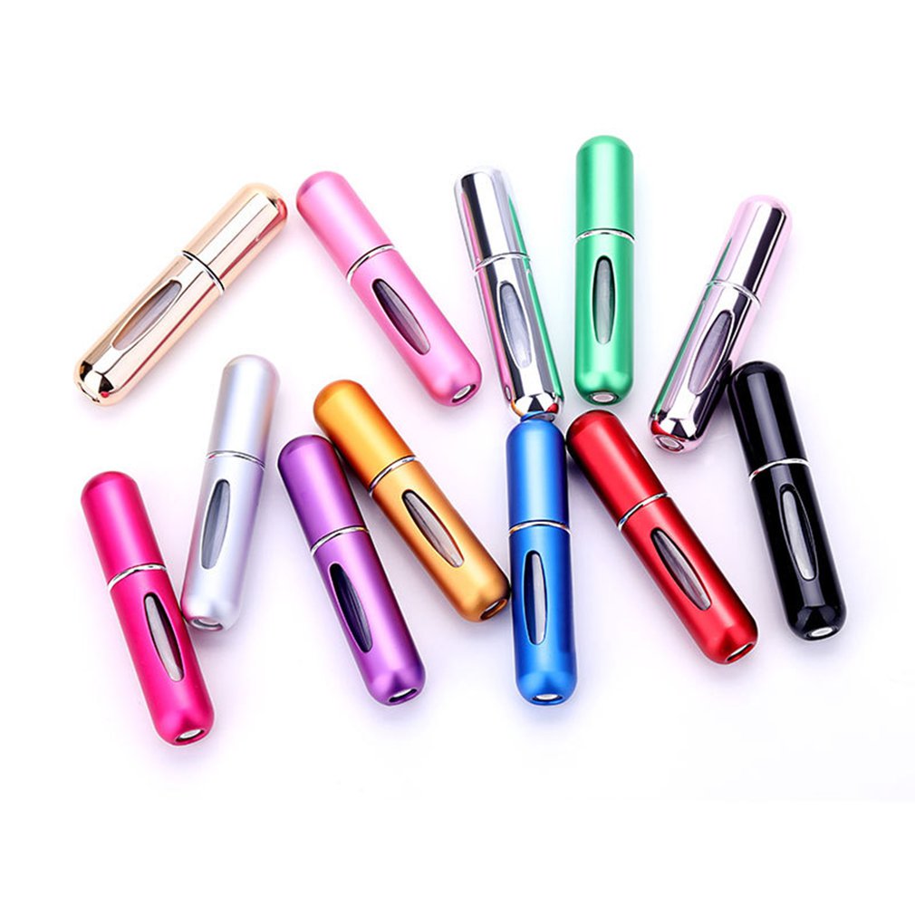 Best of Refillable Mini Perfume Bottle Portable Aluminum Atomizer Refill Perfume Spray Bottle Cosmetic Container For Travel Reviews & Tips - Image 3