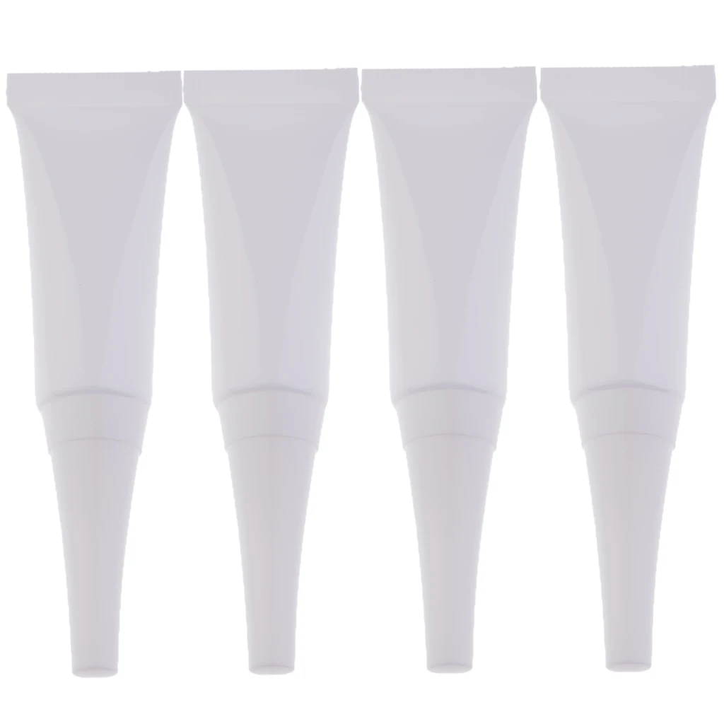 4x 10ml Travel Eye Gel Tubes Empty Lotion Bottles Ointment  Containers