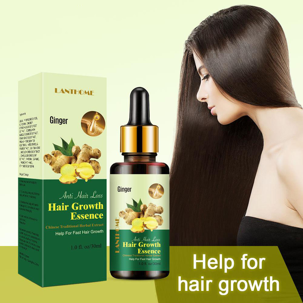 Growth Serum Ginger Essential Oil Repairs Hair Follicles for and Women Ginger Fast Hair Growth Serum Essential Oil