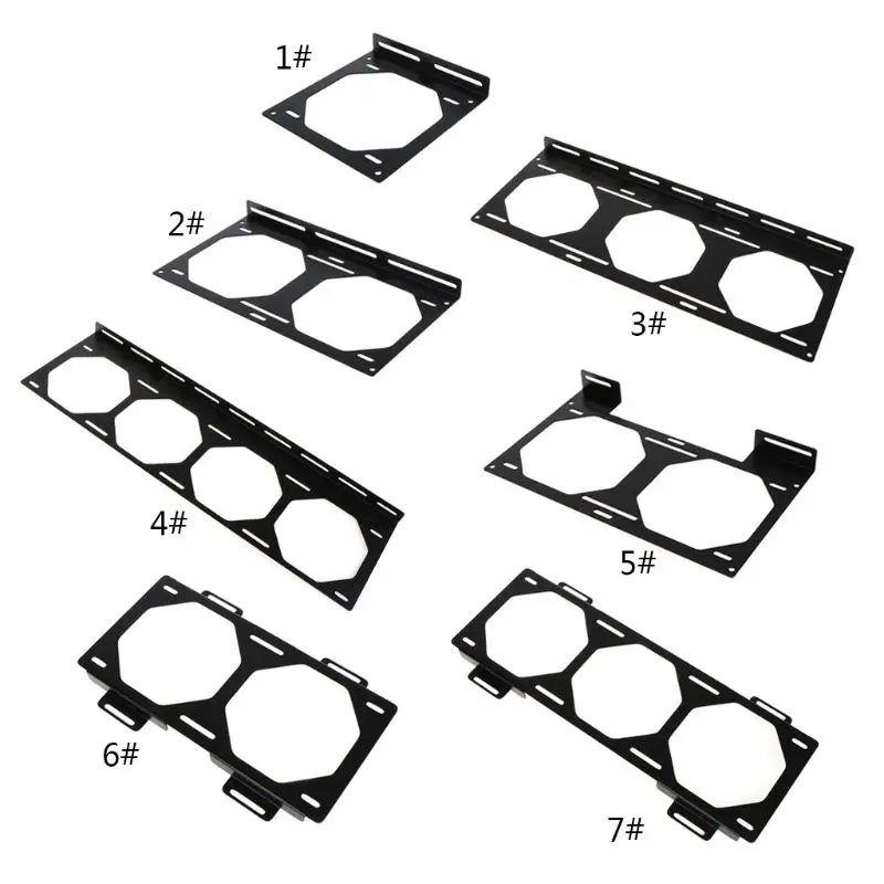 240 Radiator Mounting Bracket for External Computer Case - Fan Holder for 12/14CM Fans, Heatsink Gadget Accessories Description Image.