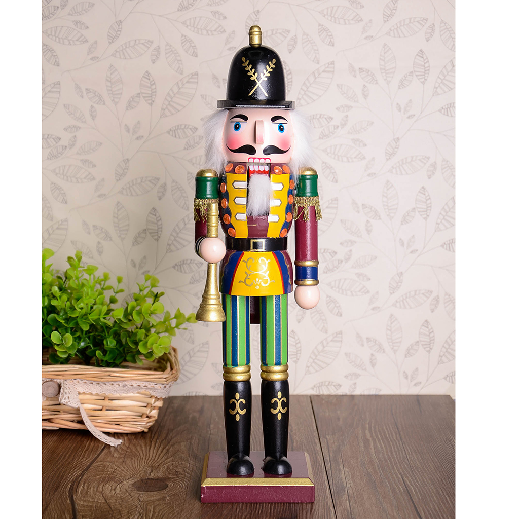 Nutcracker Solid Figures Model Puppet Doll Toy Home Decorations