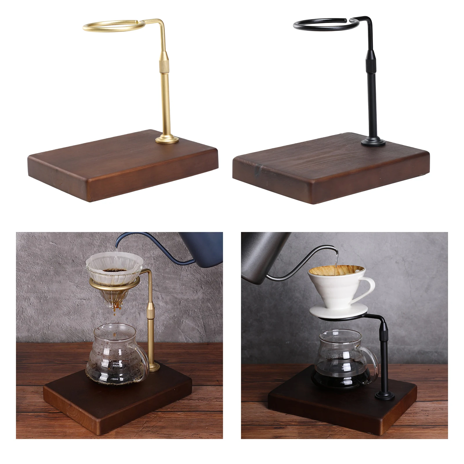 Pour Over Coffee Dripper Stand Filter Holder Coffee Station Tea Dripping