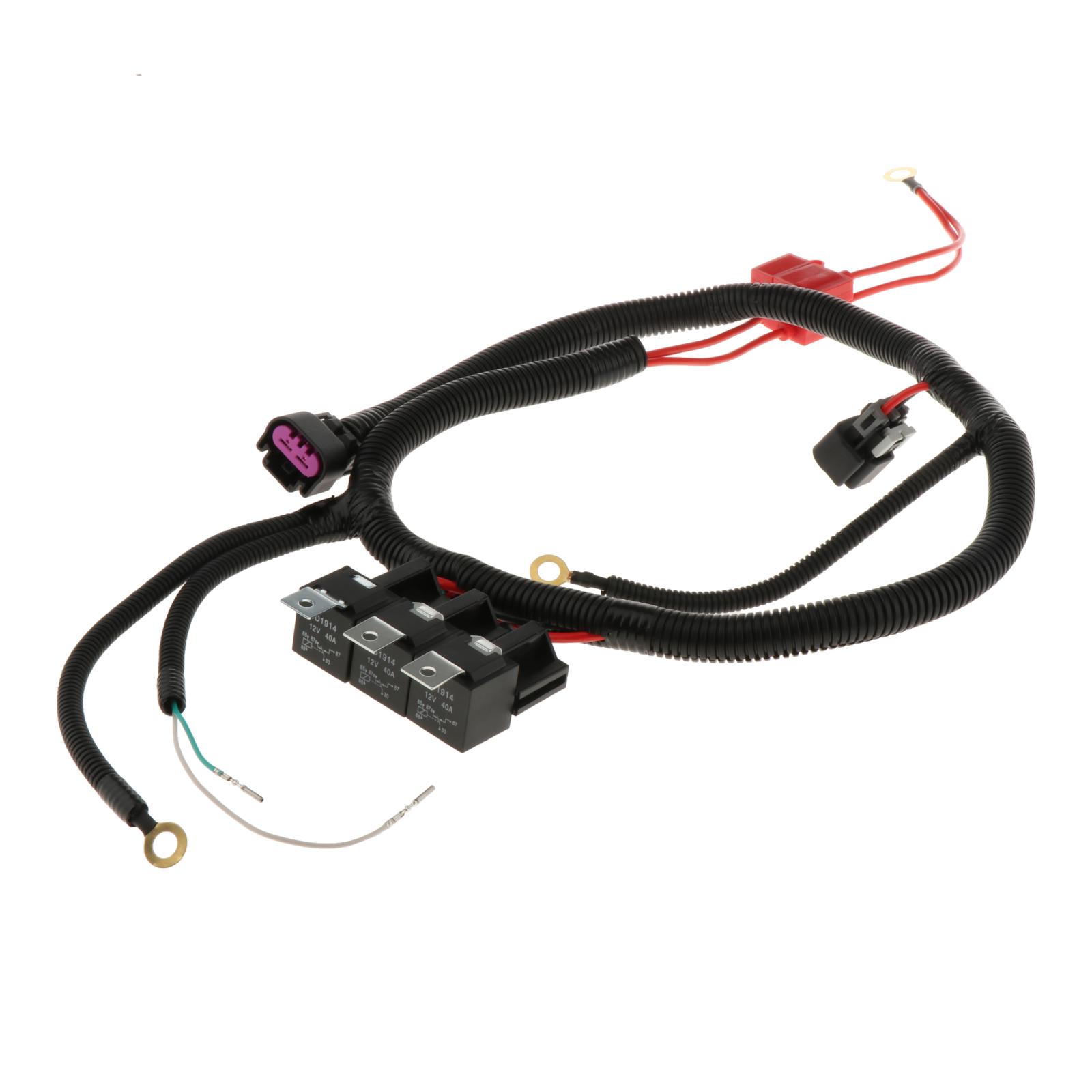 Dual Electric Fan Upgrade Wiring Harness Replacement fits For 1999–2006 ECU Control
