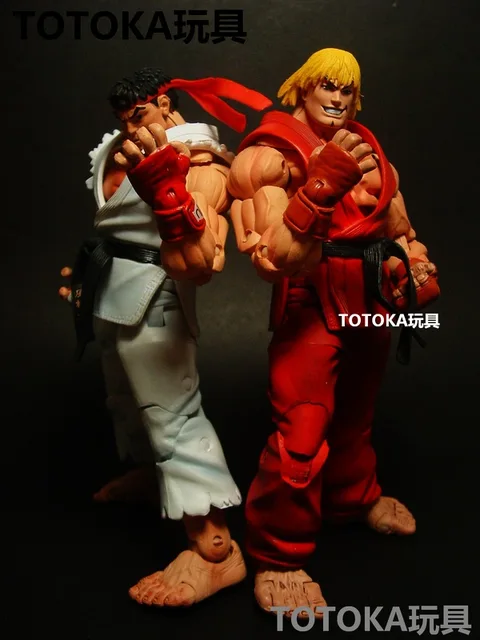 Streets Fighters Action Figure 6 Inches Movable Joints Gouki Hoshi Ryu Ken  Vega Viktor Sagat Model Collection - AliExpress