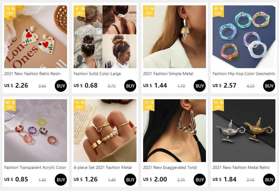 Fashion Candy Color Hexagon Transparent Resin Ring Couple Popular Hip-hop Ring Campus Party Accessories