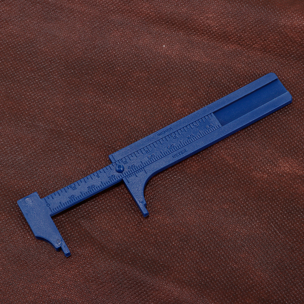 80mm Plastic Sliding Vernier Caliper Measuring Instrument Ruler for DIY Crafts