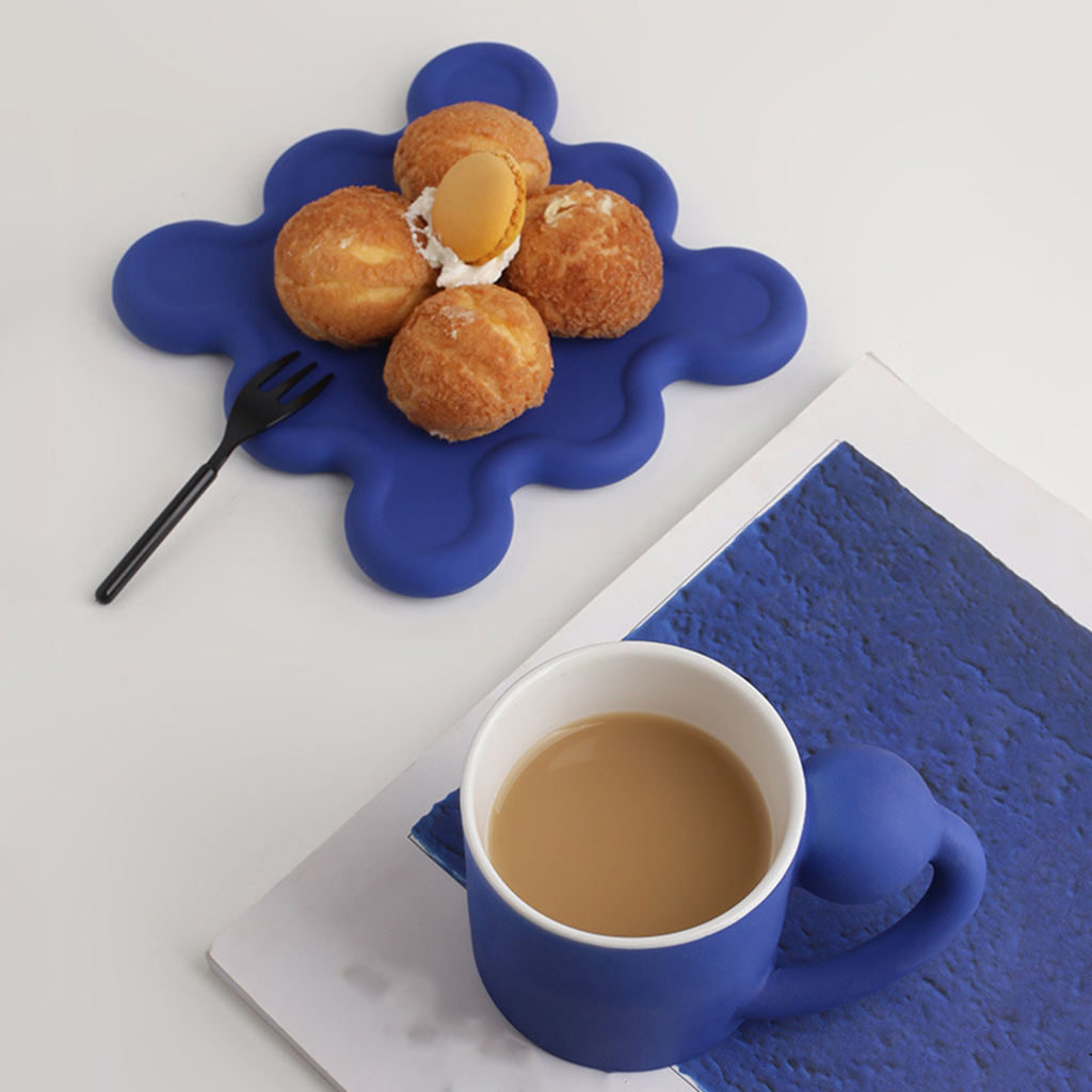 Nordic Ins Style Creative Ceramic Coffee Milk Cup Tea Cup Set with Tray Office Home Personalized Mug Planet Cup