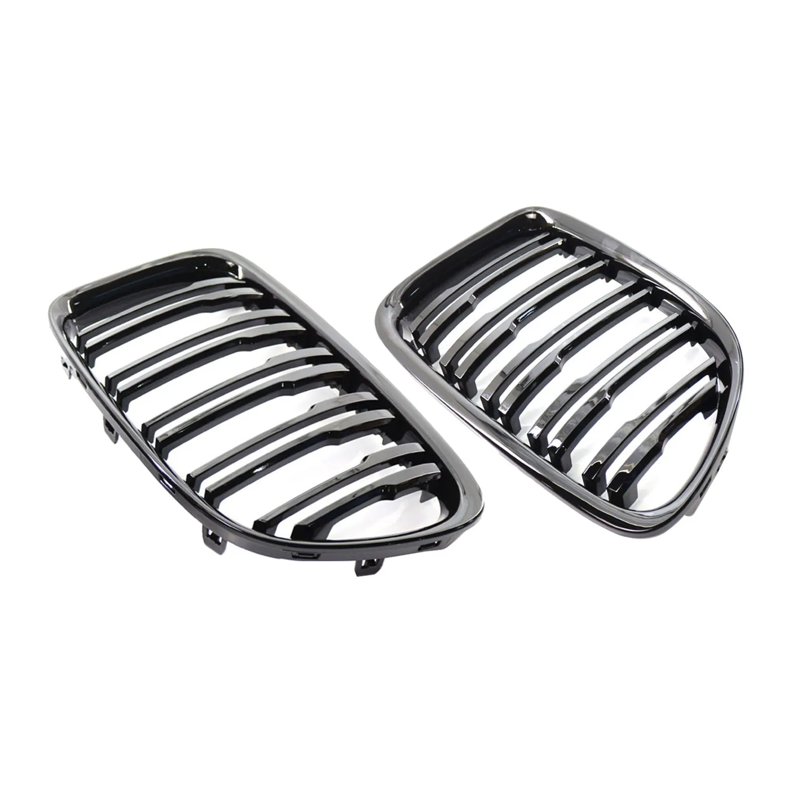 2pcs Car Front Grille Cover Sport Hood Fits for  X1 E84 11-16 51112993306