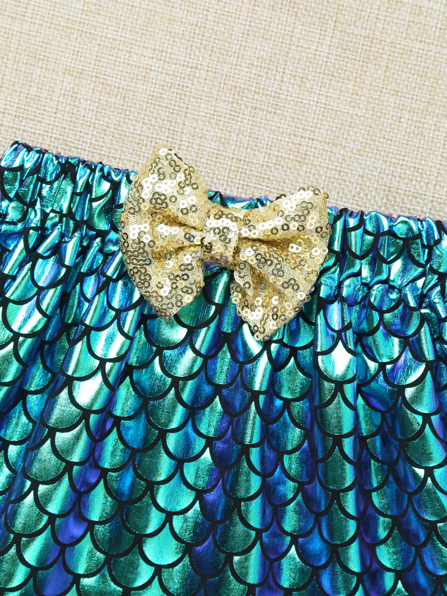 baby dress and set Baby Girl Princess Clothes Set Mermaid 1st Birthday Party Outfit Shell Romper Sequins Fish Scales Dress Bowknot Headband Costume baby's complete set of clothing