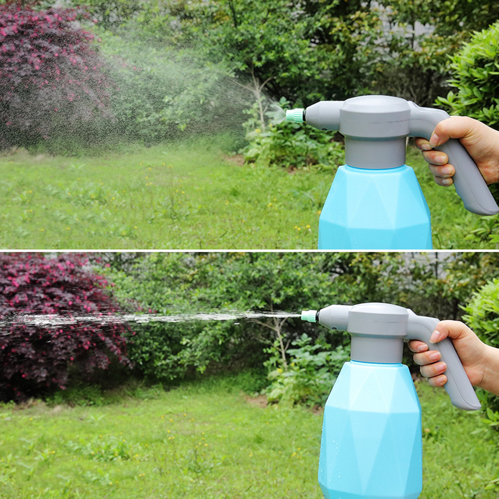 USB Electric Spray Mister Bottle 2L Plant Flower Watering Can Gardening