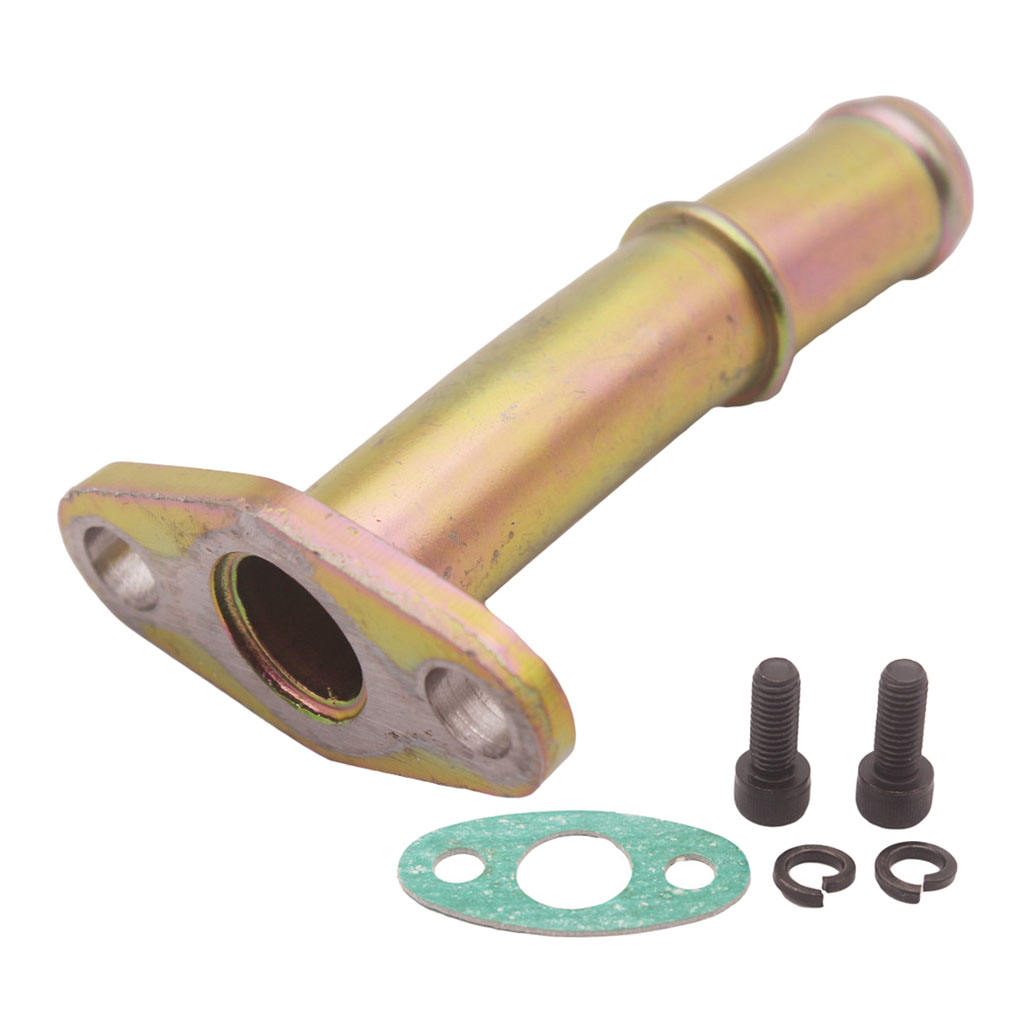 Turbo Oil Drain Flange Pipe For Barb Ball Bearing GT25R GT30R GT35 w/ M8