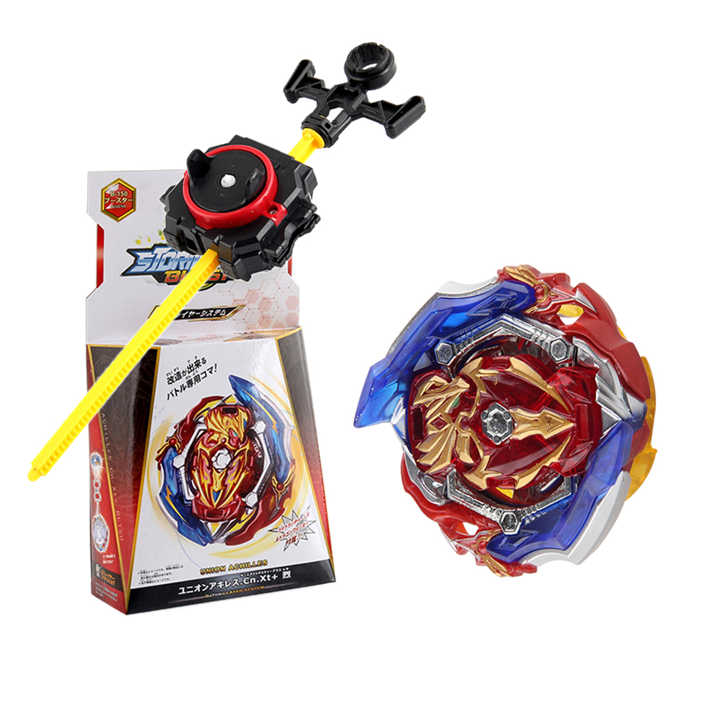B150 4D Metal Spinning Top with Launcher Set Kids Gyro Fighting Toys Xmas Gifts