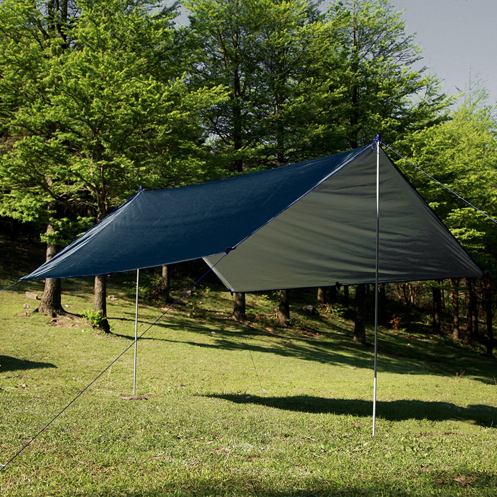 Sun Shade Sail Rectangle Canopy Awning Sail Shade Sand Sun Shelter for Patios Garden Yard Outdoor Camping Hiking Backpacking