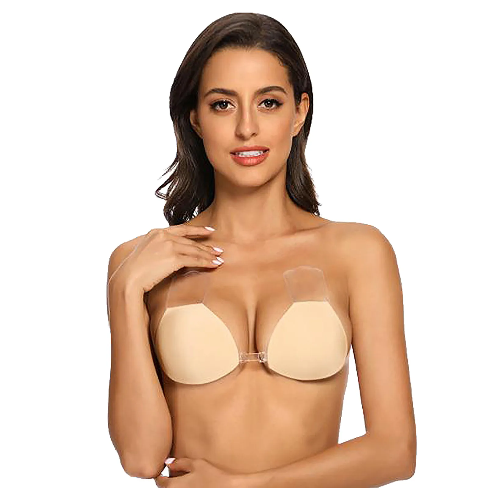 Invisible Strapless Breast Petals Lifting Bra Cups Adhesive Bra Reusable Nipple Covers For Women Silicone Pasties Lift Breast 