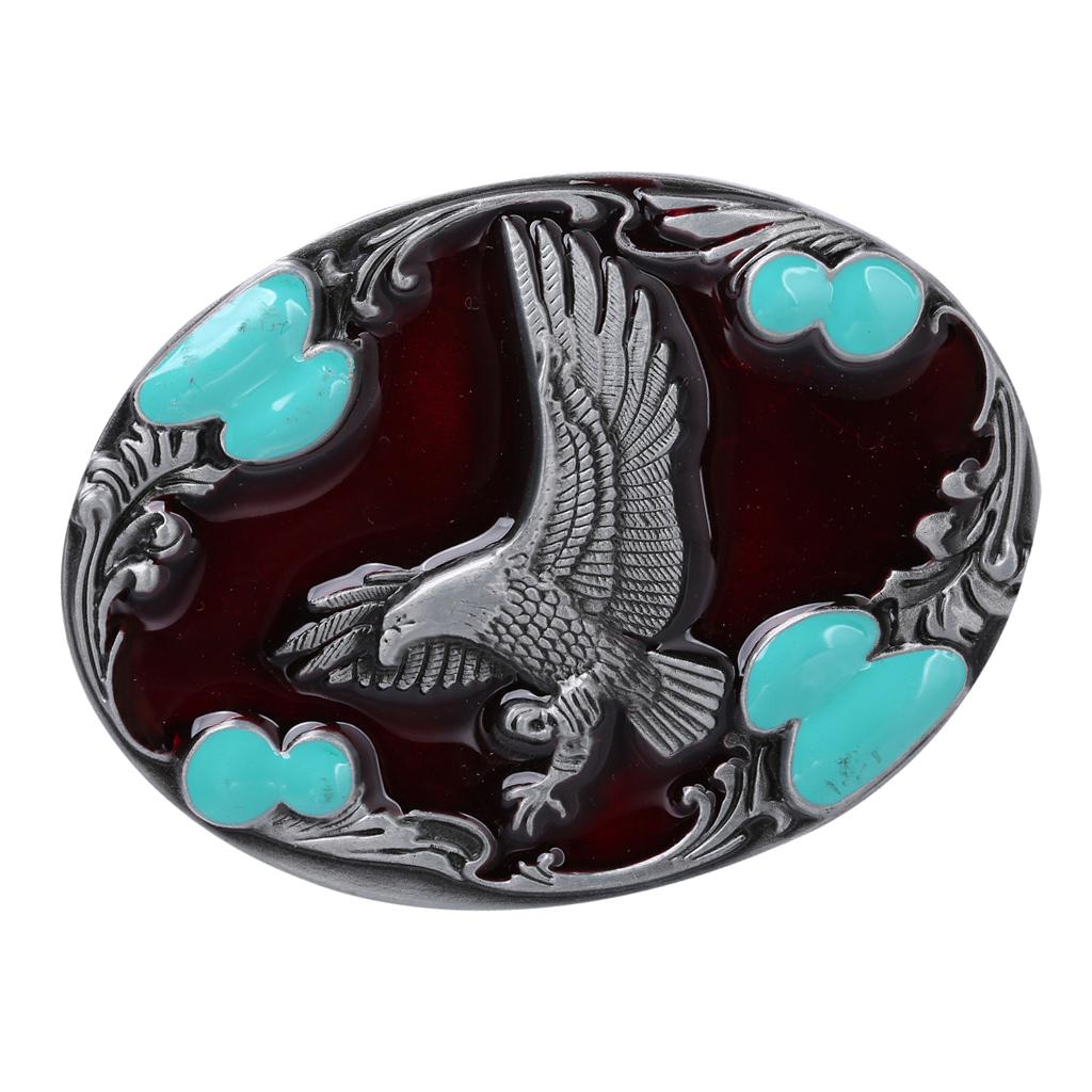 Western Replacement Cowboy Native American Jeans Eagle Belt Buckle Antique