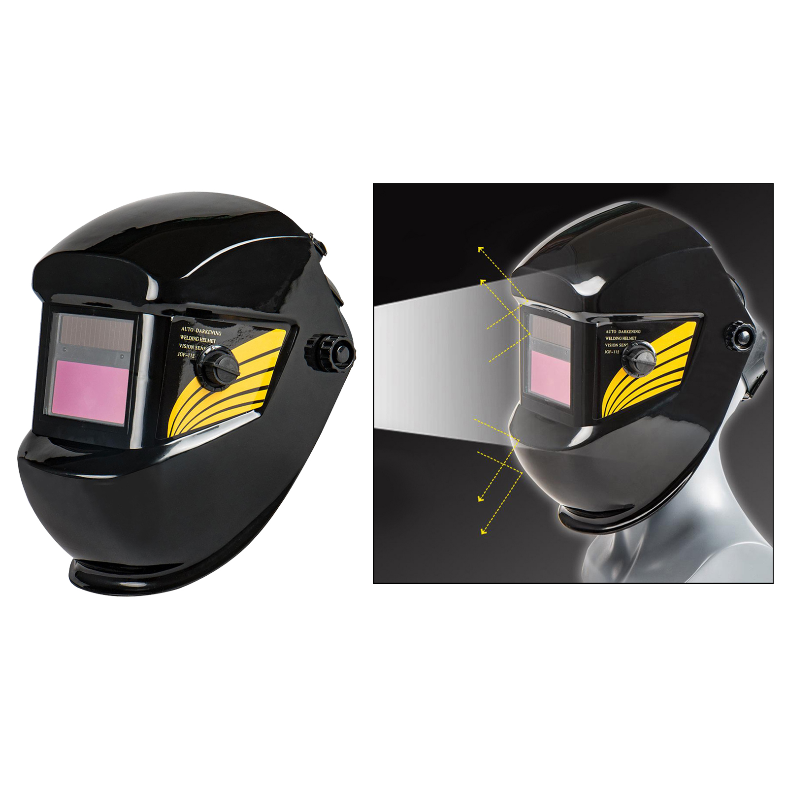 Solar Auto Darkening Welding Helmet Welder Eye Face Protector Shade Cap