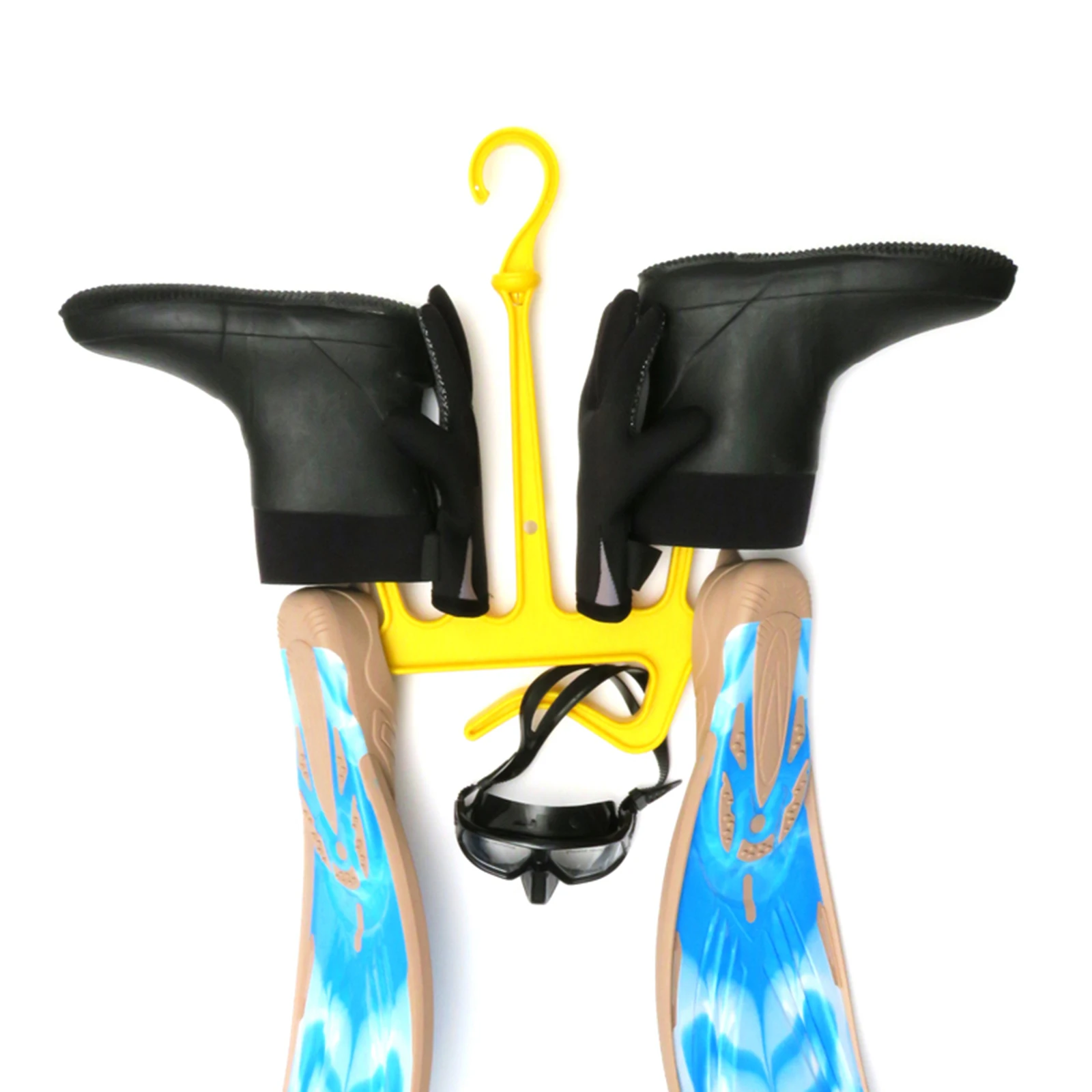 Heavy Duty Diving Hanger Wetsuit Bootie Scuba Dive  Fins Boots Gloves Dry Rack Deluxe Snorkeling Fins Dry Drain Hangers