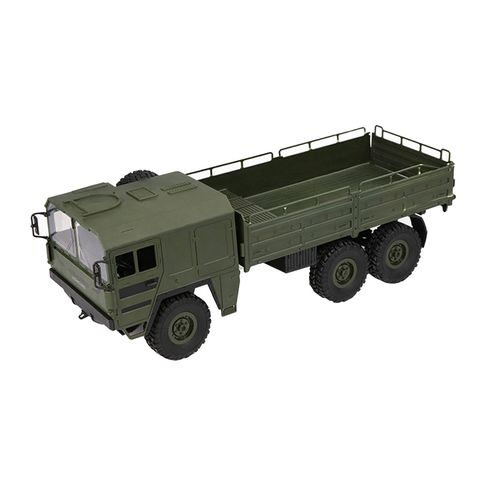 2.4G Off Road Car High-Speed Six-Wheel Model Toy Anti-Wear Tires RC Military Truck 1:16 for Outdoor Christmas Present Kids Boys