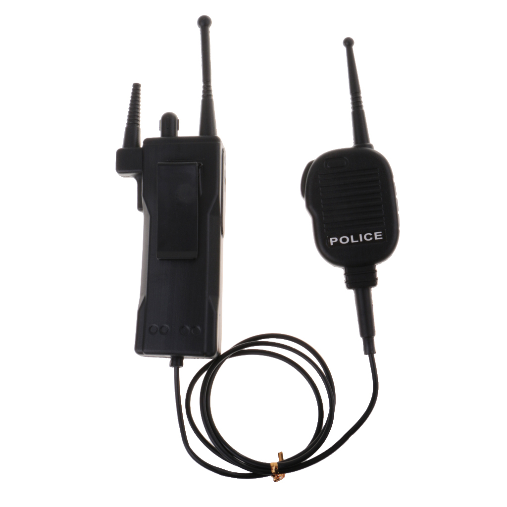 Funny Artificial Police Intercom Prop Two Way Radio Toy Game Joke Gag